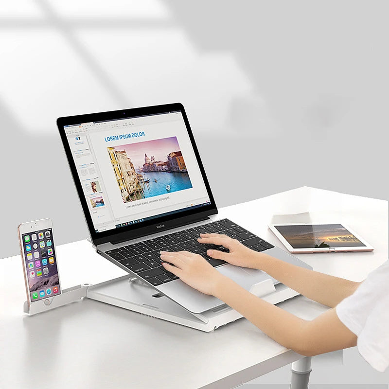 Portable Folding Aluminum Laptop Stand