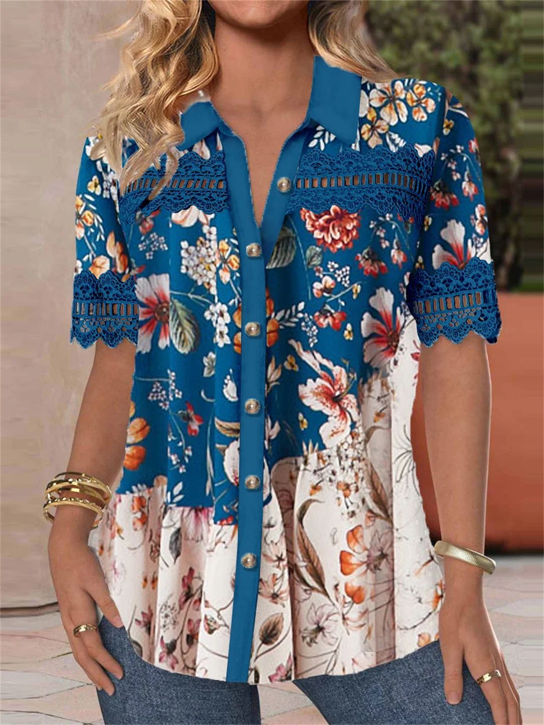 Stylish Digital Blouse