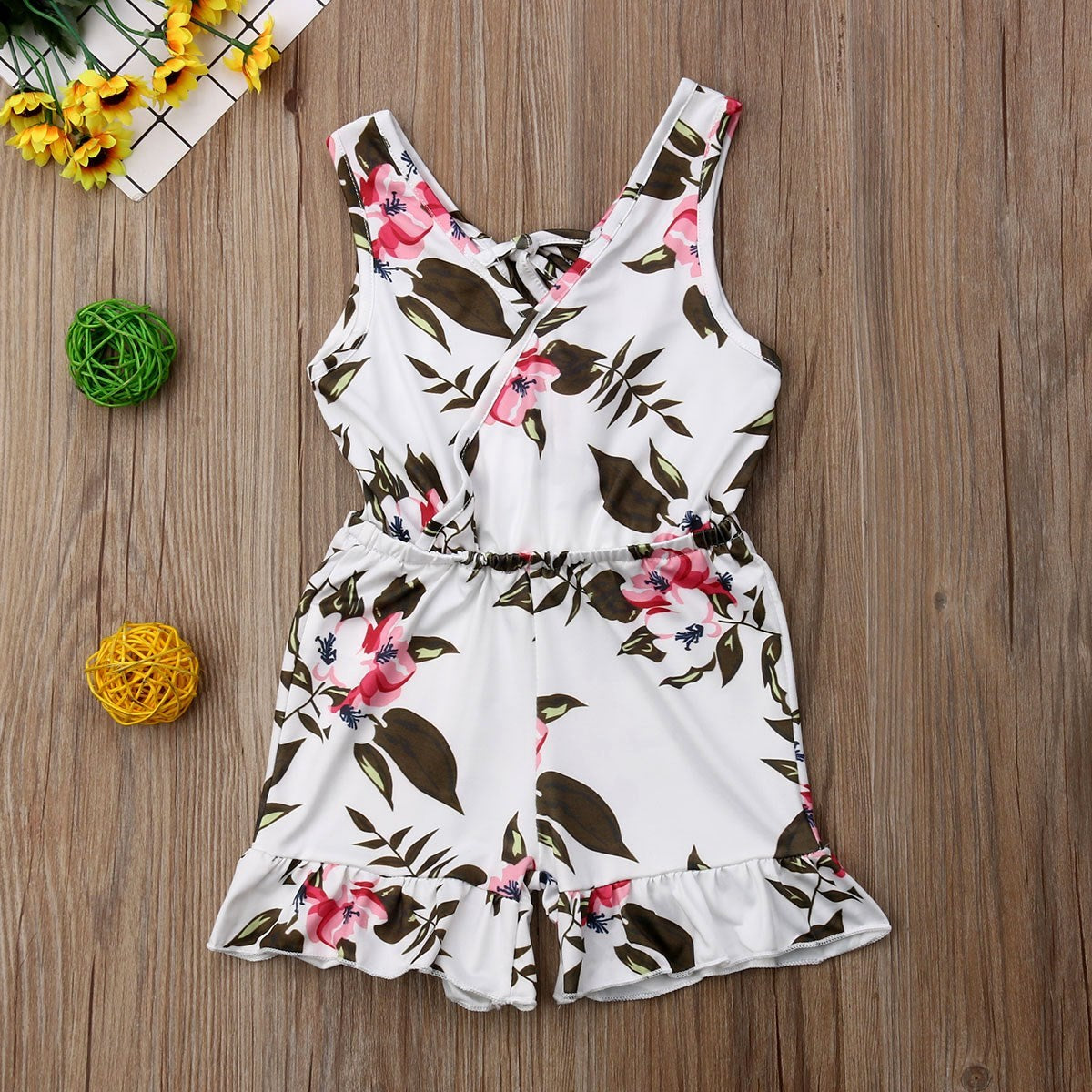 Summer Baby Girl Floral Outfit