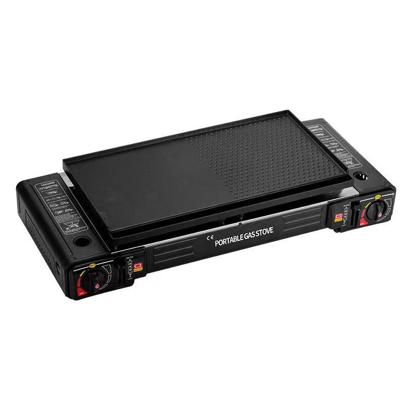 Portable Dual-Burner Camping Oven