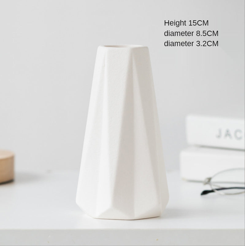 Retro Frosted Ceramic Vase