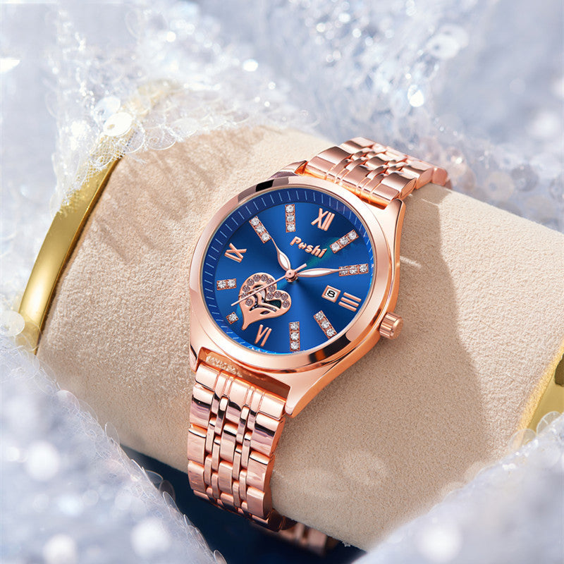 Women’s Waterproof Luminous Calendar Watch
