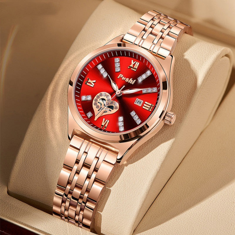 Women’s Waterproof Luminous Calendar Watch