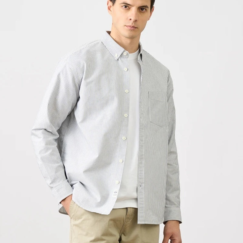 Men’s Vintage Stripe Oxford Shirt