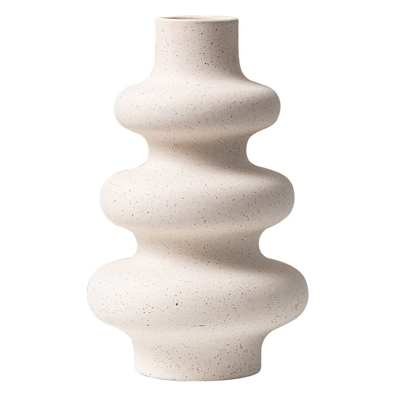 Fashion Diamond-Shaped Ceramic Vase