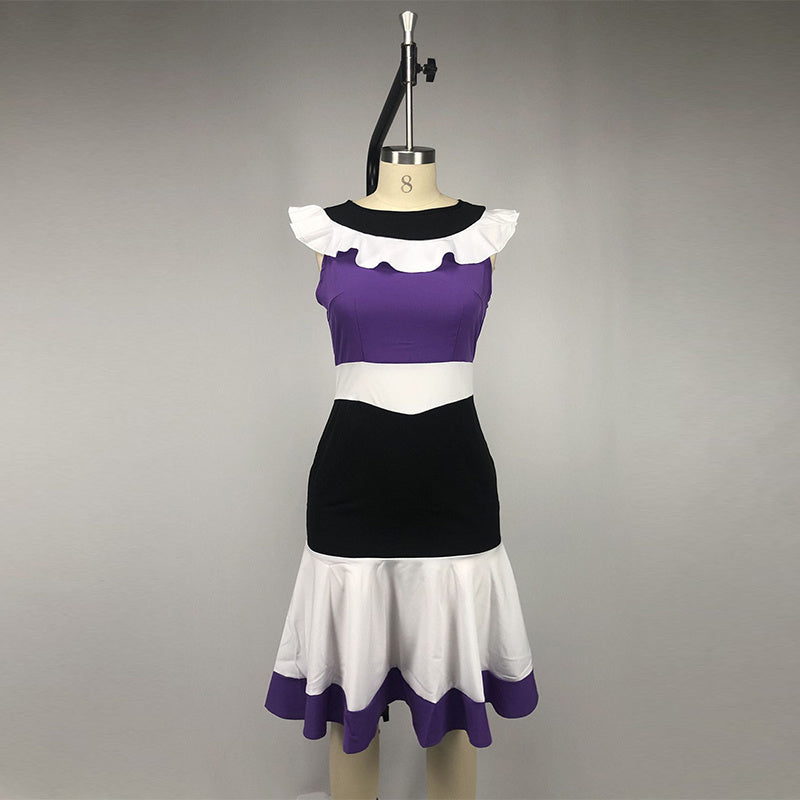 Chic Sleeveless Ruffled Dress