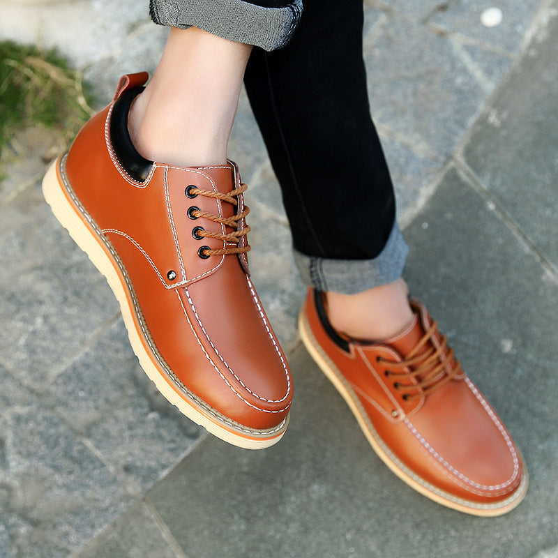 Men's Leather Shoes Height Increasing Insole