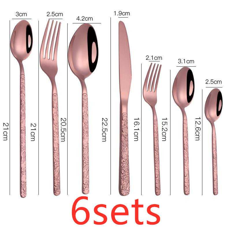 Royal Textured Steak Cutlery Set