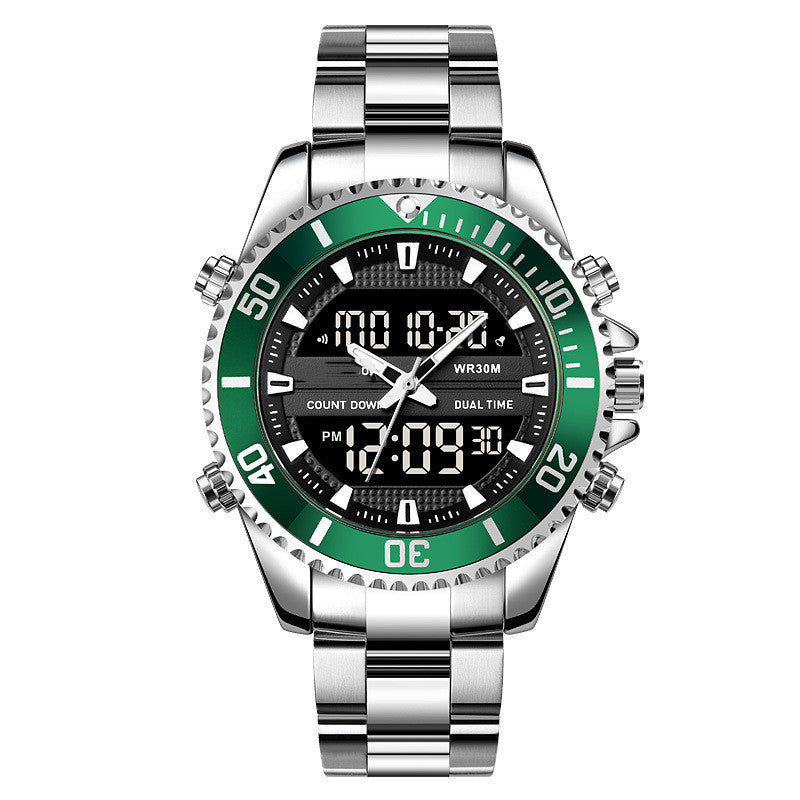 Men's Dual Display Sports Watch