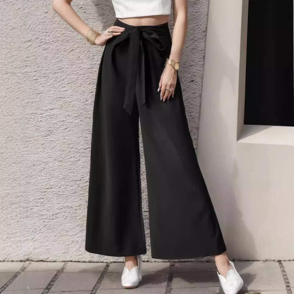 Elegant Tie-Waist Pants