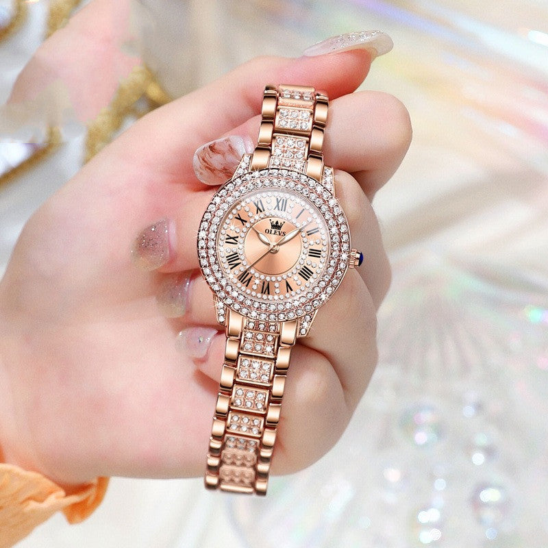 Diamond Trendy Ladies OLEVS Watch