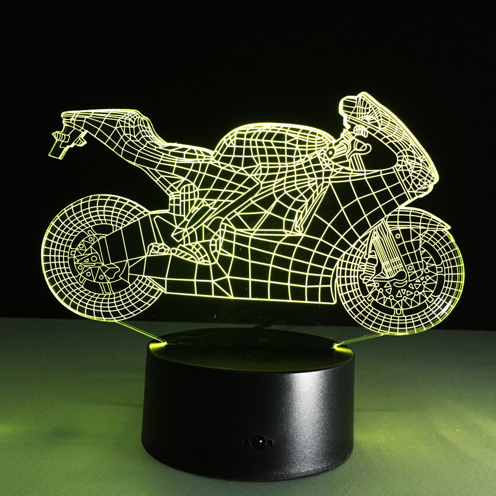 LED Motorcycle Desk Lamp