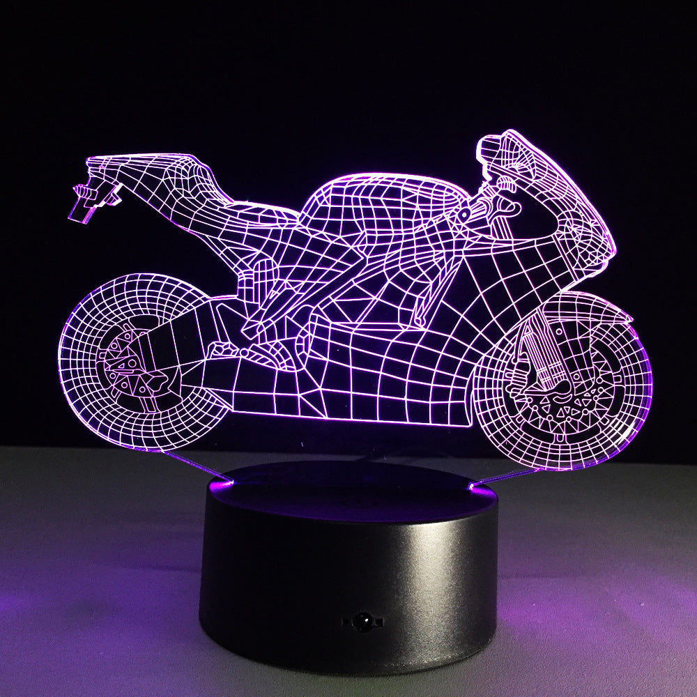 LED Motorcycle Desk Lamp