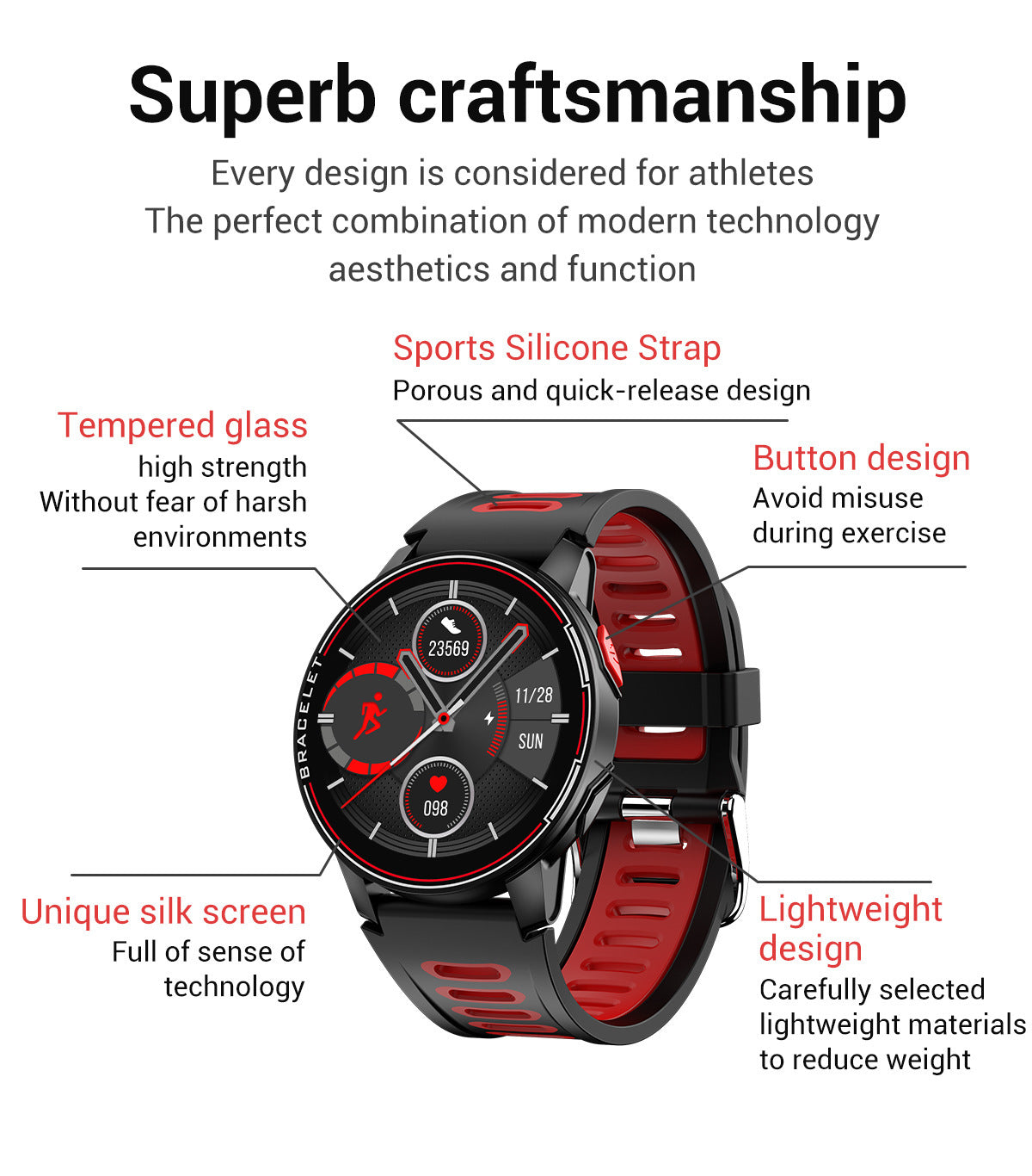 Full-Touch Sports Smartwatch