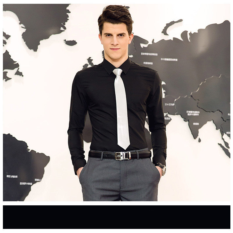 Plain Short Sleeve Business Shirt