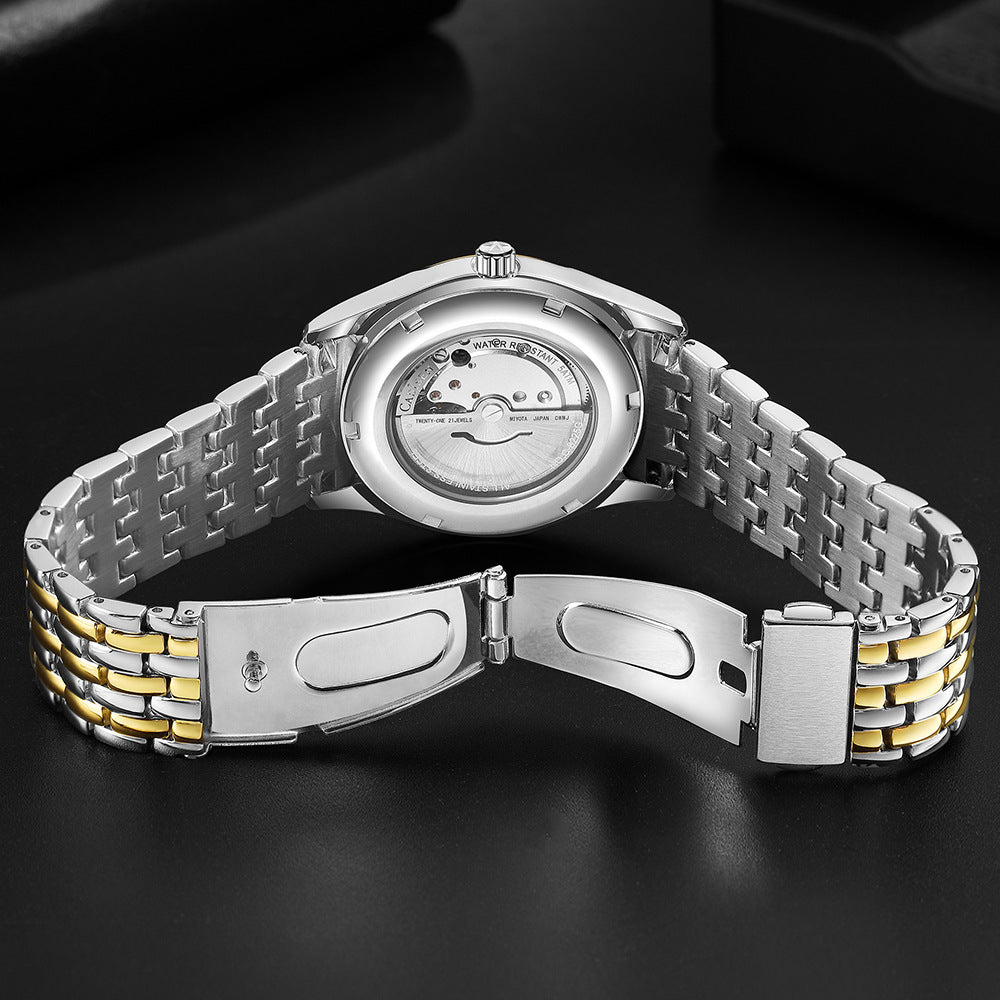 Stainless Steel Waterproof Men’s Mechanical Watch
