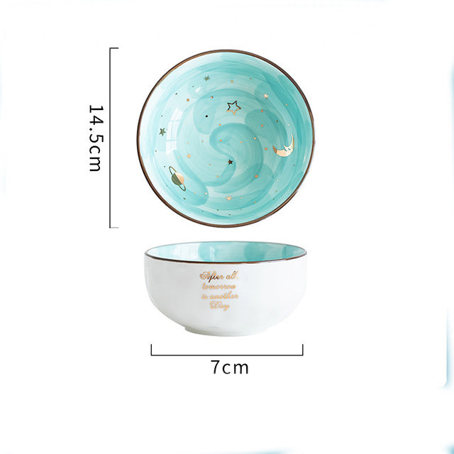 Ceramic Cute Breakfast Salad Bowl