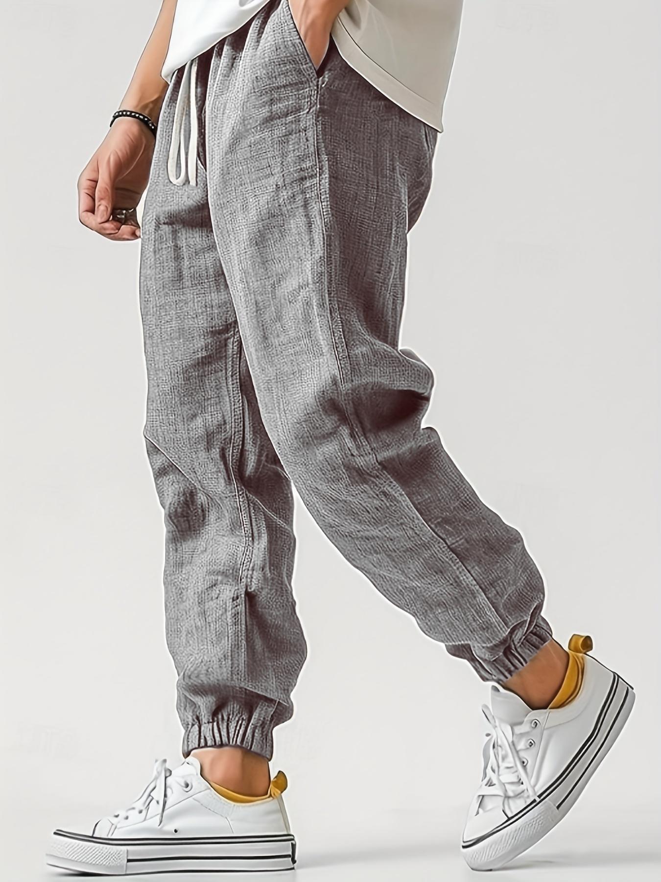 Outdoor Slim Ankle-Tie Sports Pants