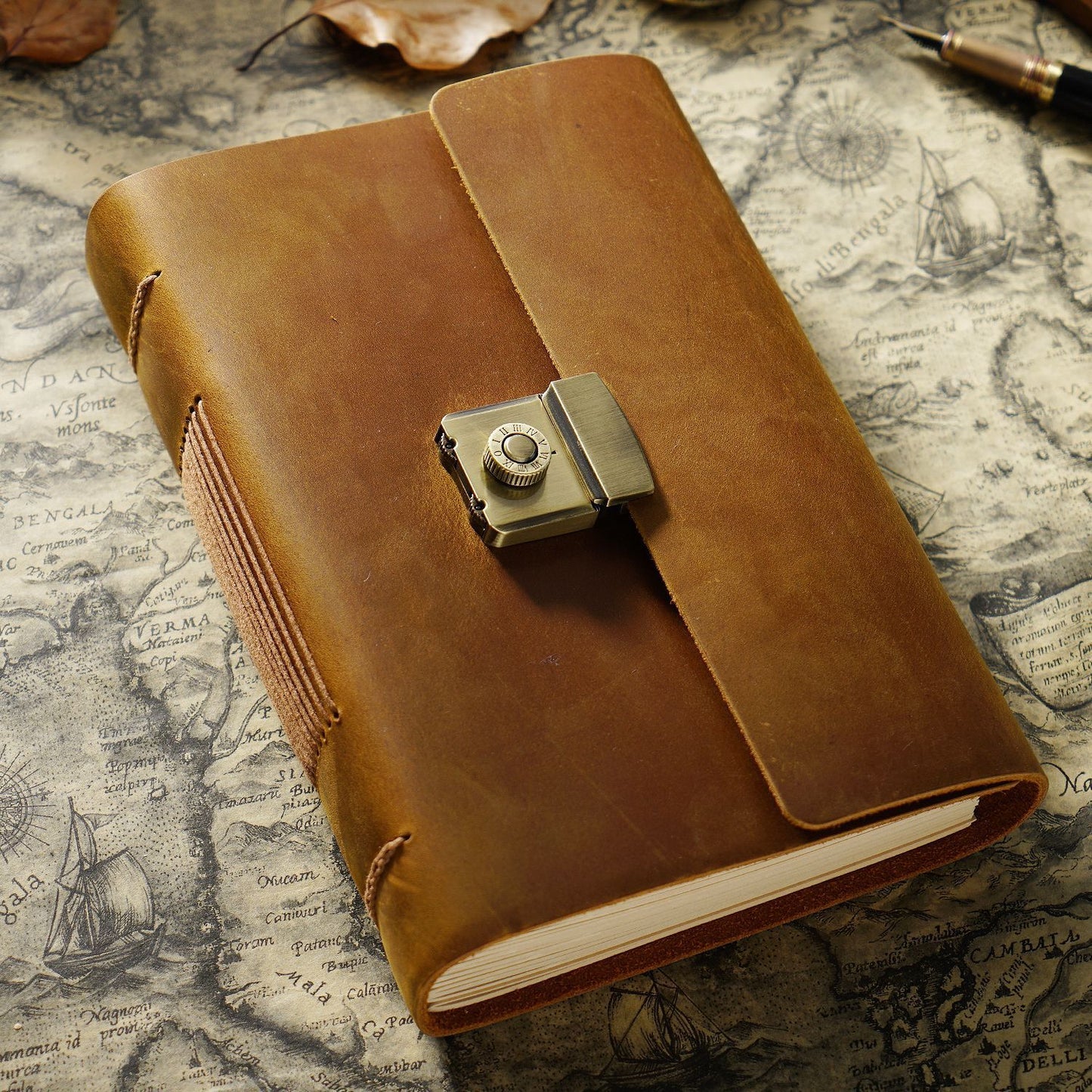 Classic Vintage Cowhide Notebook