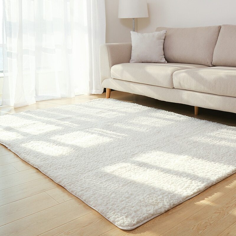 Soft Plush White Rug