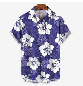 Halloween Print Loose Men's Shirt