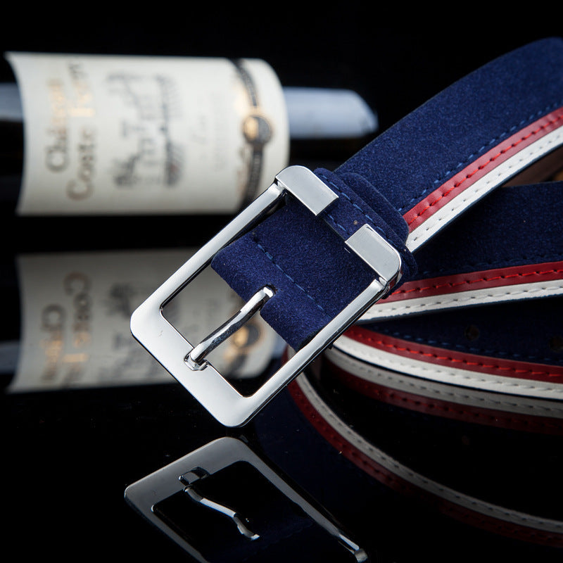 Men's Alloy Pin Buckle Belt