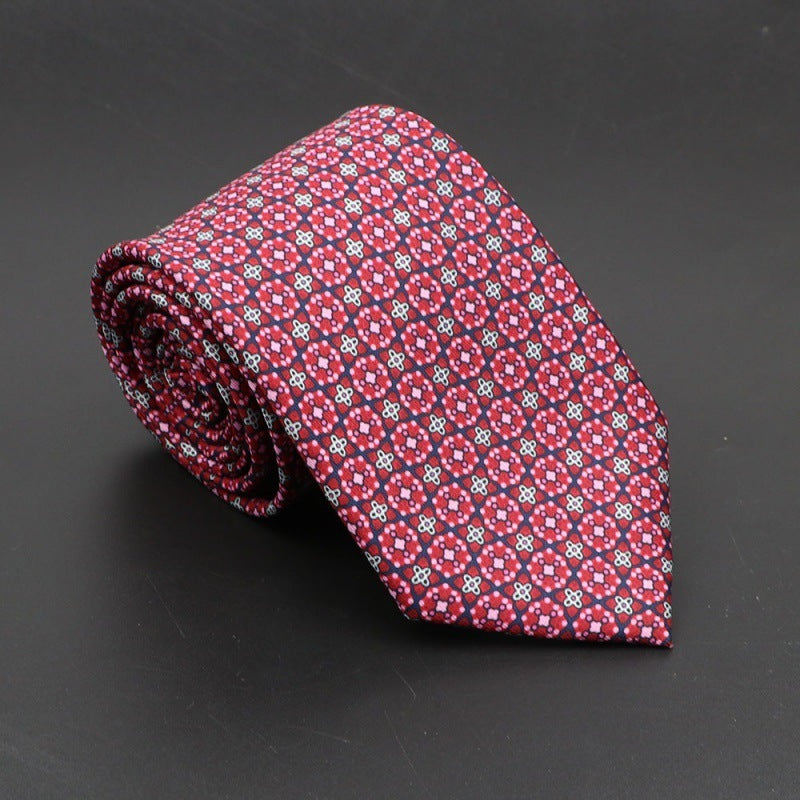 Super Soft Bohemian Silk Tie Men’s Fashion 75mm Necktie