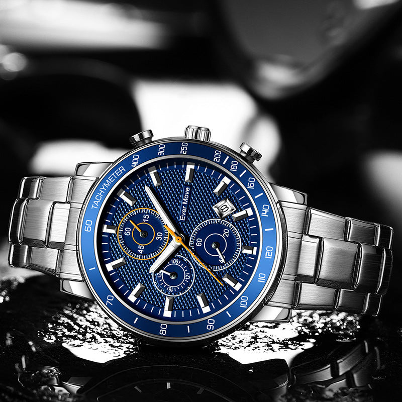 Waterproof Luminous Steel Watch