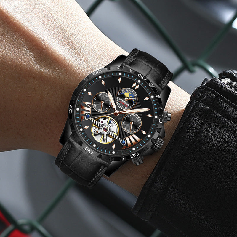 Men's Hollow Automatic Mechanical Watch