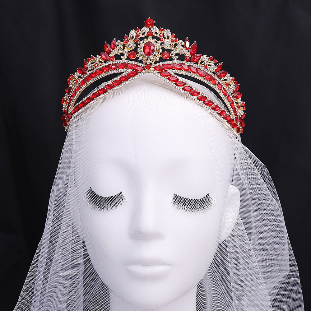 Wedding Bridal Rhinestone Crown Accessory