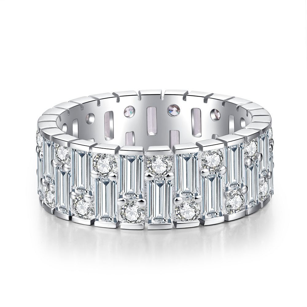 S925 Silver Diamond Ring