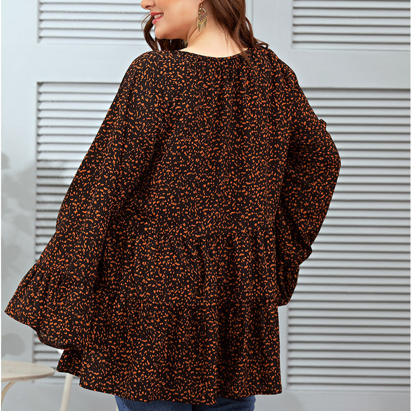 Trendy Loose Leopard Dress
