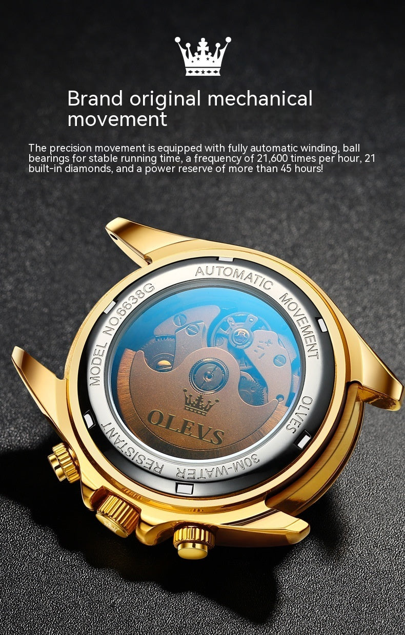 OLEVS Prestige – Men’s Luxury Steel Watch