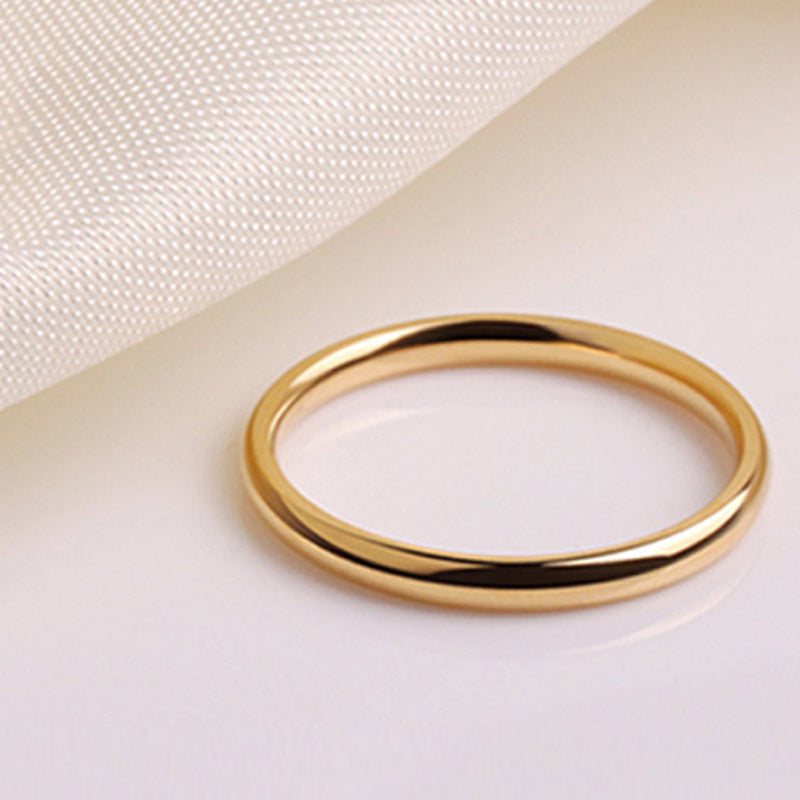 Simple Titanium Steel Ring
