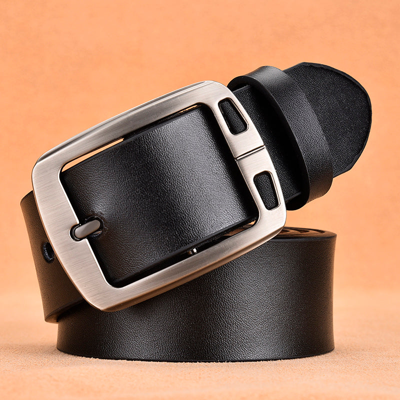 Leather Pin Buckle Casual Belt