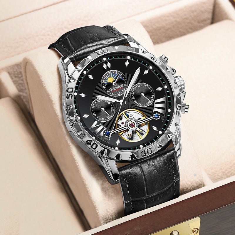 Men's Hollow Automatic Mechanical Watch