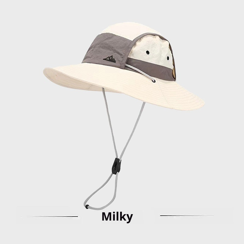 Men's Color Matching Outdoor Sun Protection Cap