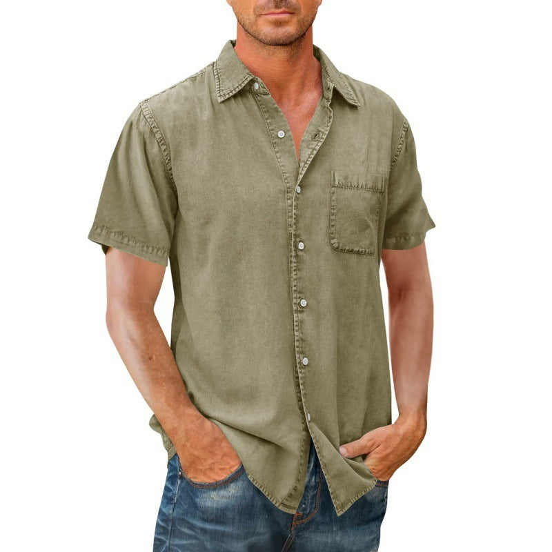Men's Polo Solid Pocket Shirt