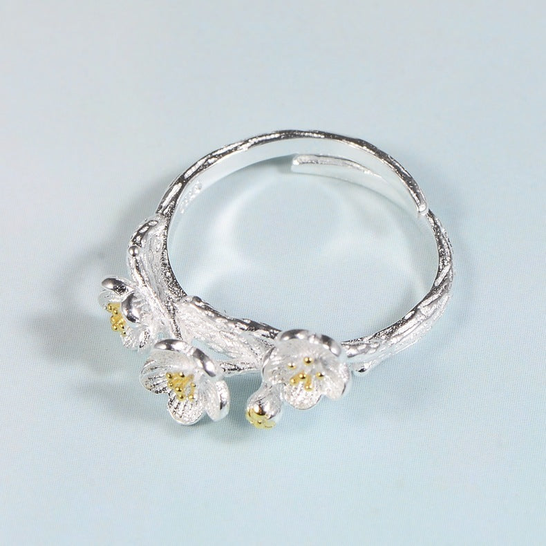 S925 Sakura Branch Bracelet