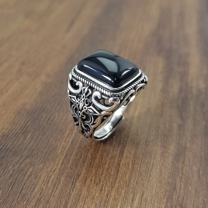 S925 Sterling Silver Men's Ring