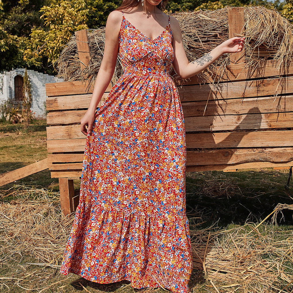 Sleeveless Bloom Mermaid Gown
