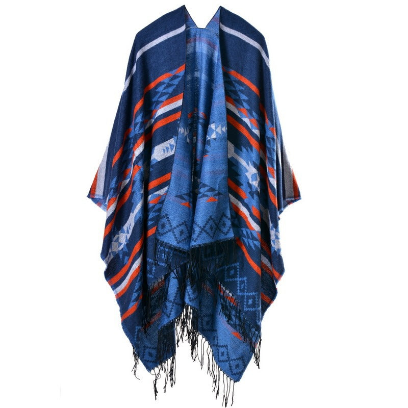 Diamond Fringe Shawl