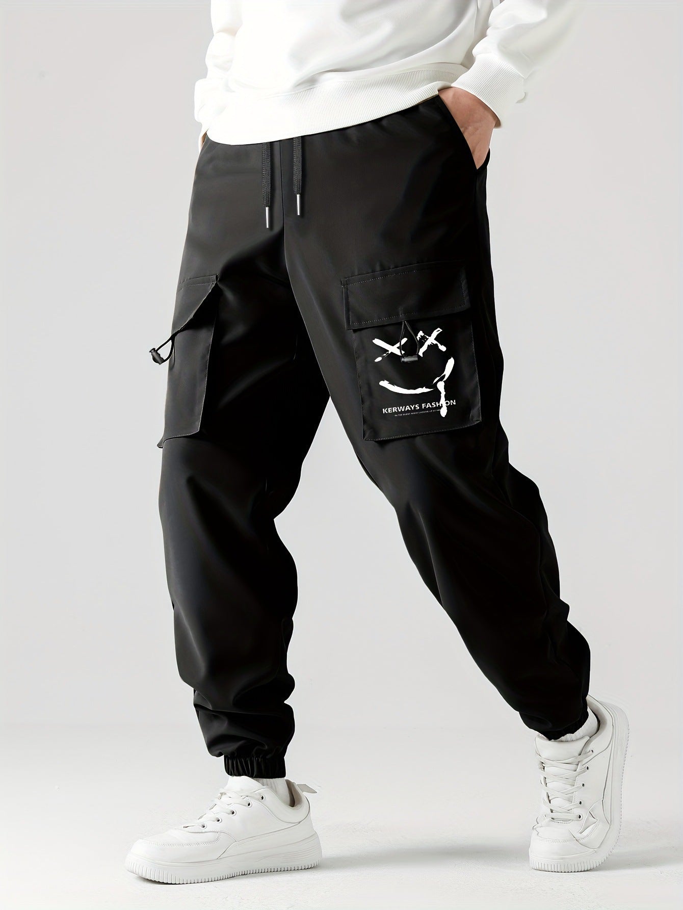 Straight Ankle Tied Wear-resistant Pants