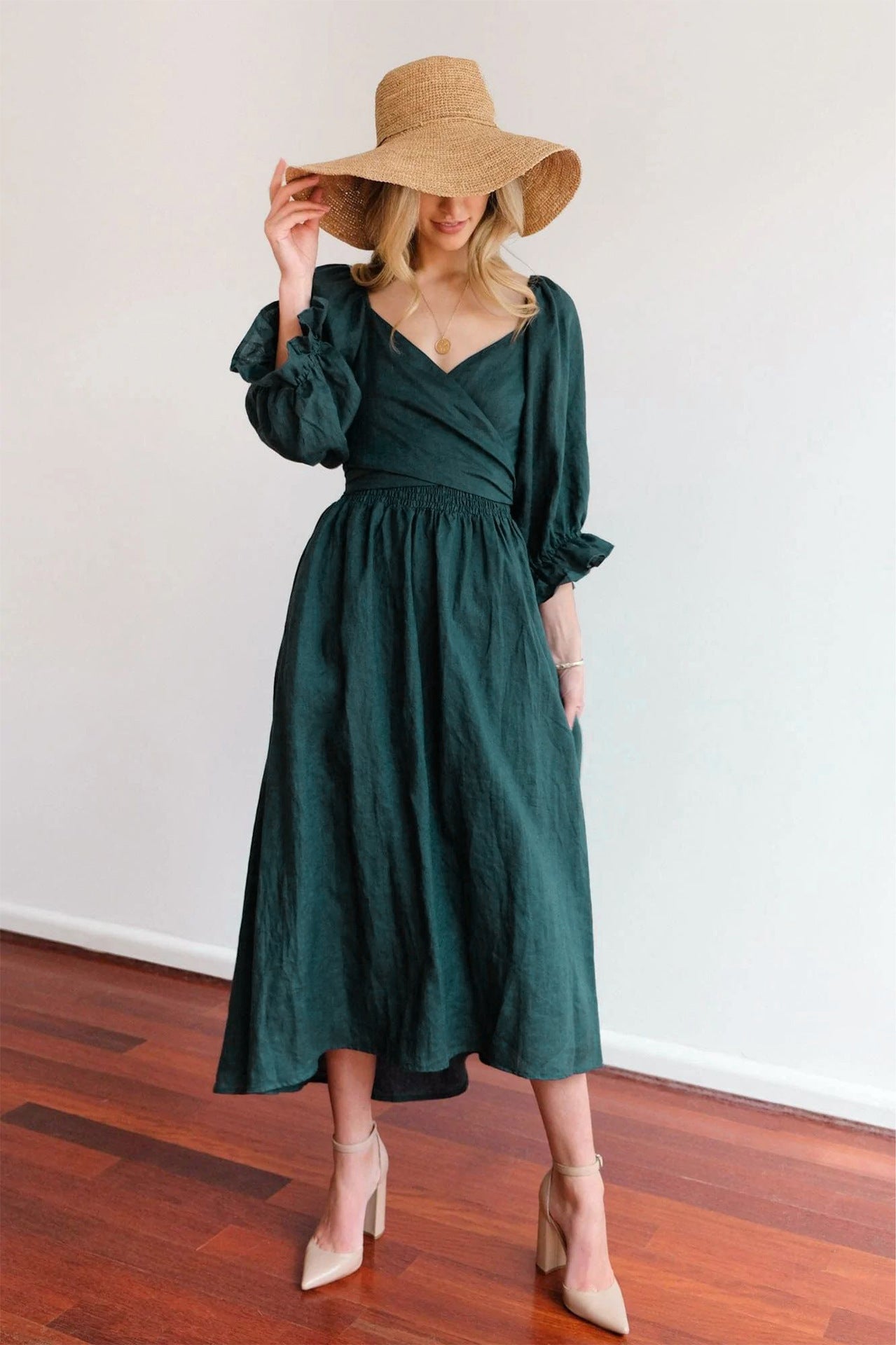 Premium Ruffle Cord Dress