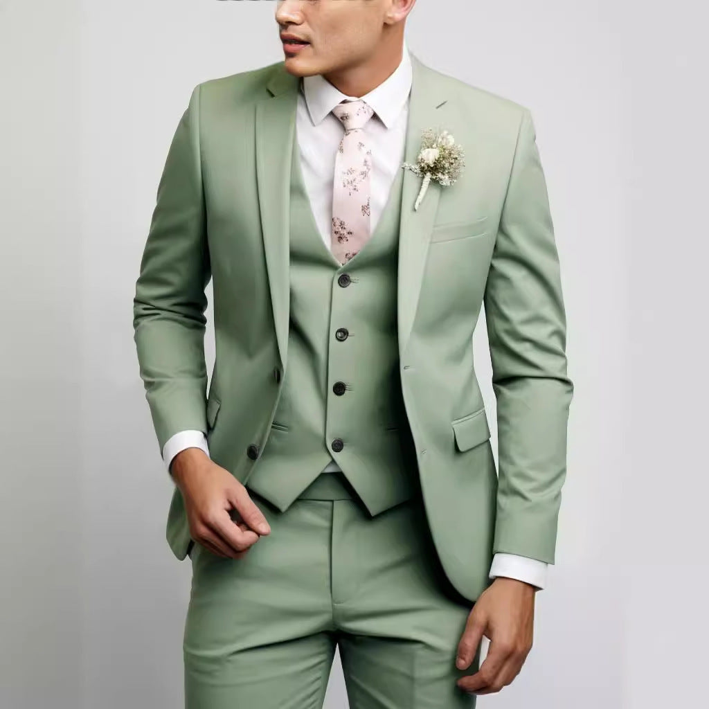 Men's Two-Button Versatile Suit Set