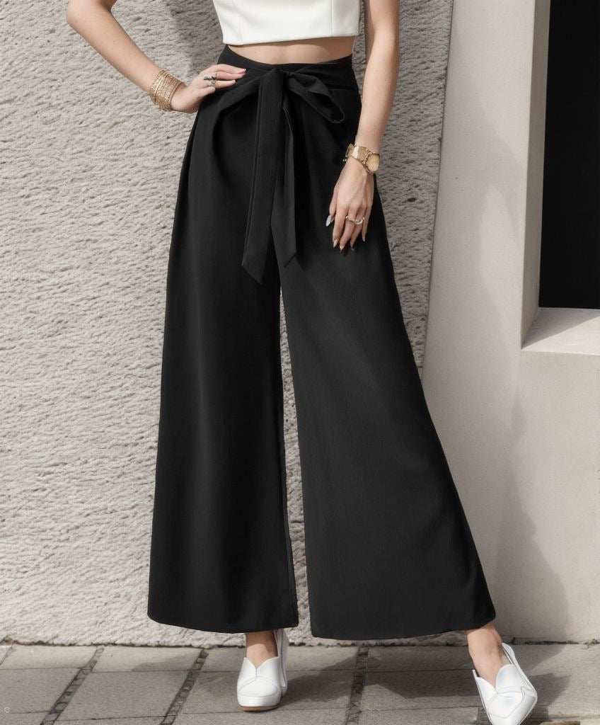 Elegant Tie-Waist Pants