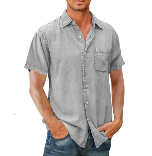 Men's Polo Solid Pocket Shirt