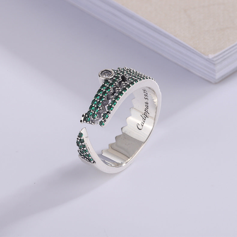 S925 Silver European American Fashion Ring