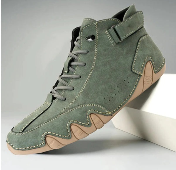 Men's High-Top Casual Fleece Cotton Shoes