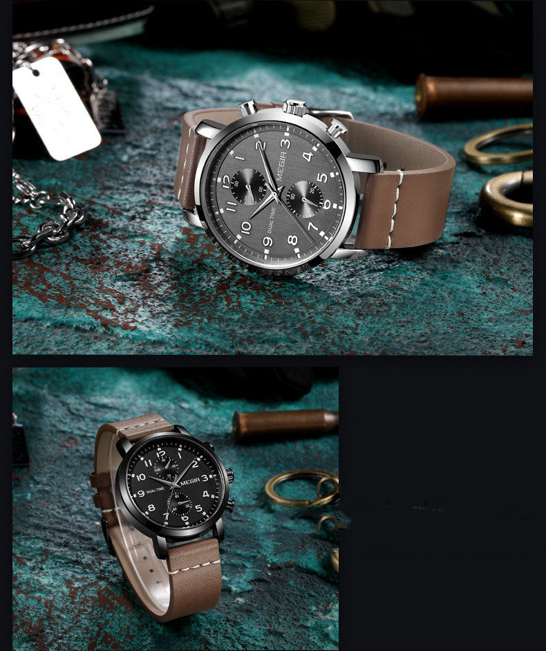 Men's Five-hand Sports Quartz Watch